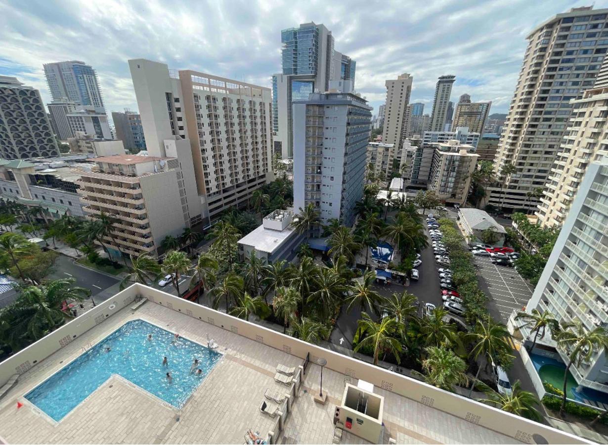 1414- Heart Of Waikiki With Kitchen - Free Parking - City View Хонолулу Екстериор снимка